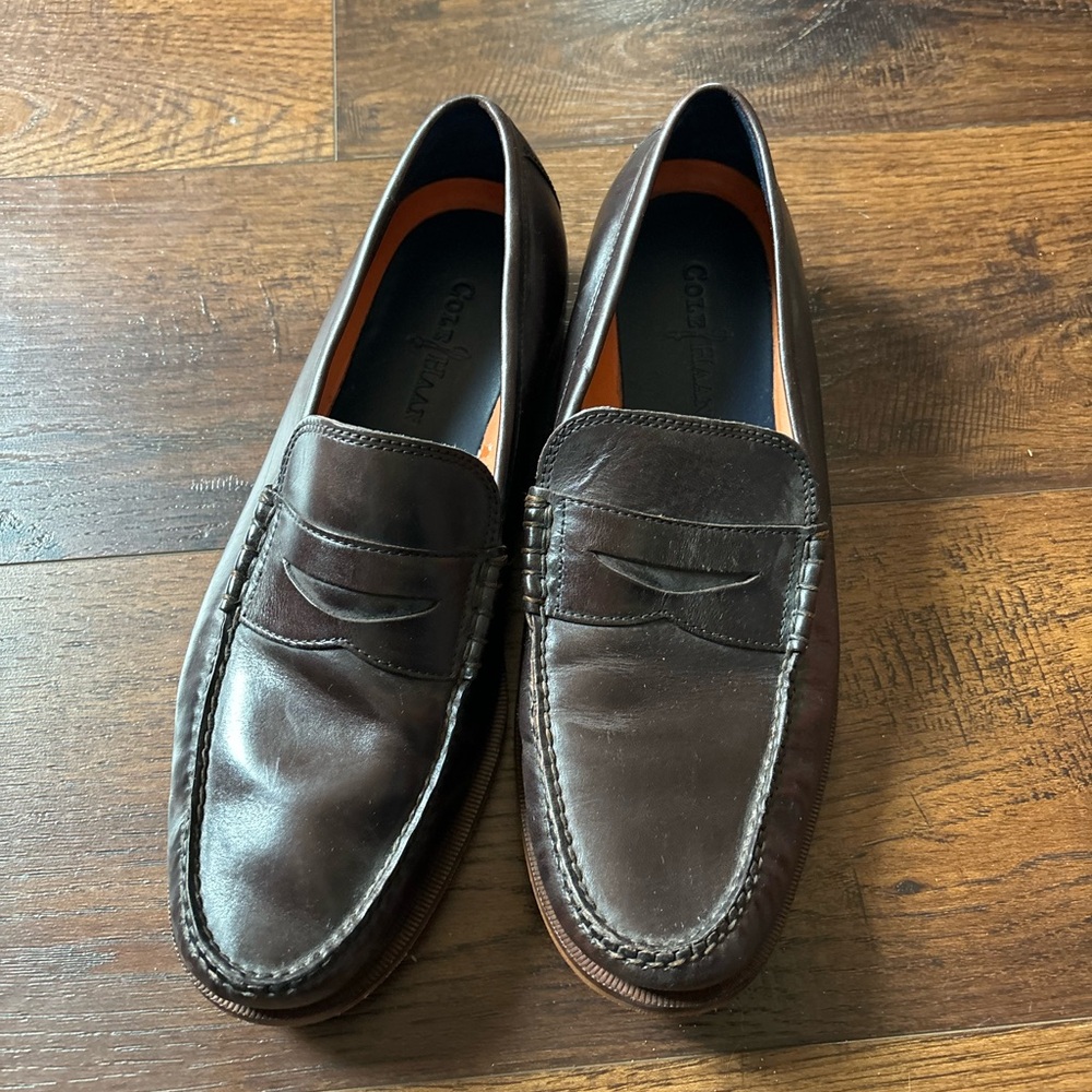 Cole Haan Hudson Loafer Size US 10 Dark Chocolate Brown Mens